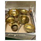 Large Lot of Ornate Brass