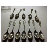 12 Piece Monogrammed Teaspoons