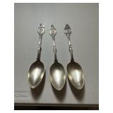 Antique Medallion Serving Spoons