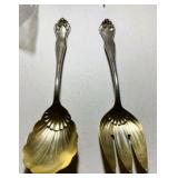 2 Piece Sterling Silver Salad Set