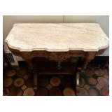 Victorian Marble Top Hall Table