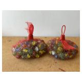 2 Bags Collectible Marbles