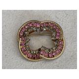 Vintage Crystal Brooch