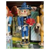 Scarecrow Vintage Nut Cracker