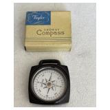 Vintage Taylor Show Way Compass