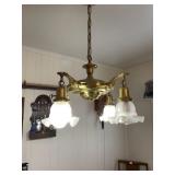 Vintage Hanging Light Fixture