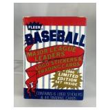 1986 Fleer Ltd Ed Major League Leaders Card Set