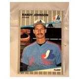 ROOKIE CARD 1989 FLEER HOF RANDY JOHNSON