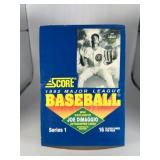 1992 Score Series 1 Baseball Cards Hobby Box