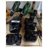 Hitachi cordless drill lot