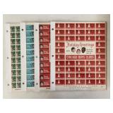 7 Sheets Chicago Boys Club Stamps