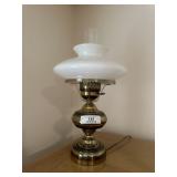 Glass Shade Table Lamp