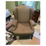 Upholstered Wing Back Chair