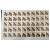 Full Sheet of 1 Cent Stamps