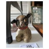 Antique Cast Iron Dog Bank