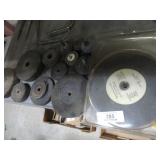 Lot of grinding stones grinder wheels