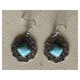 Ornate Turquoise Earrings