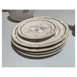 Five Vintage Goose Plates