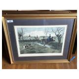 English Hunt Scene Print