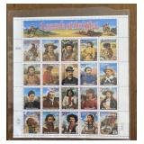 Legends of the West Commemorative Stamps