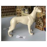 Porcelain Whippet Greyhound Dog