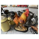 Large Rooster Figurine