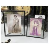 2 Vintage Framed Photos