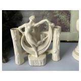 Art Deco White Pottery