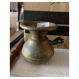 Antique Brass Spittoon