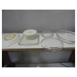 Lot of 5 Pyrex Lids & 1 Small Bowl