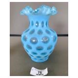 Large Fenton Art Glass Vase