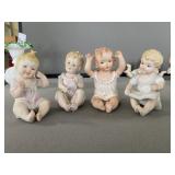 4 Japanese Porcelain Babies