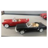 Pair of Diecast Ford Convertible Cars