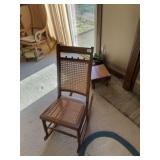 Victorian Rocking Chair, Stoneware Jug & Footstool