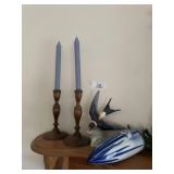 Wall Pocket, Goebel Bird & Candlesticks