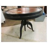 1 of A Kind Antique Industrial Gear Base Table