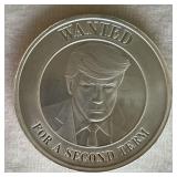 1 Troy Ounce Silver Trump Coin Round