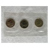 3- 1980 Susan B Anthony Proof Coins