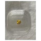 Citrine Heart Shaped Collectible Gemstone