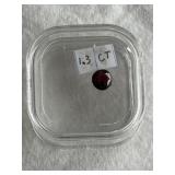 1.3 ct Round Garnet Collectible Gemstone