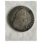 Rare 1694 Silver France Rennes Silver Coin