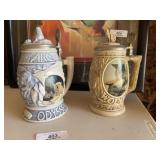 2 Collectible Beer Steins