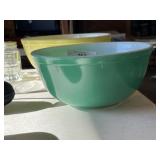 Green Pyrex Mixing Bowl