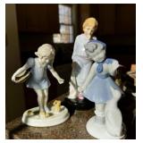 3 Porcelain Figures