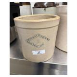 2 Gallon Stoneware Crock Jar