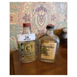 2- Old Whiskey Bottles