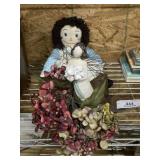 Willow Tree Decoration & Handmade Doll