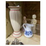 Stoneware Vase & Other Collectibles