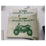 2 E-Ton Owners Manuals