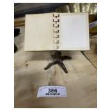 Sold Brass Easel with Book